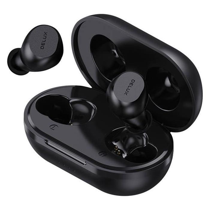 Delux TWS earphones DT3 (black) (ANC, 5 h, Kabellos) (DT3 (black))
