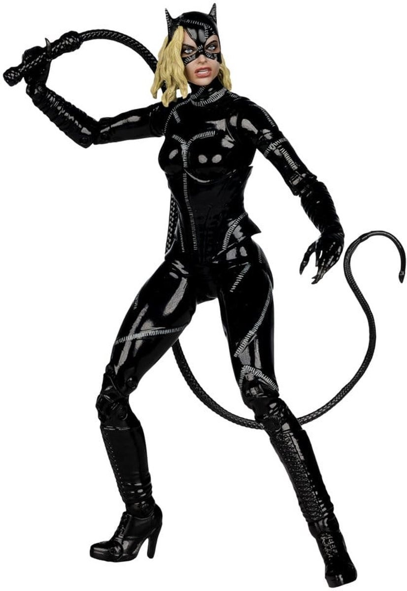 McFarlane DC Multiverse Action Figure Catwoman Battle Damage Batman Returns Deluxe Theatrical Edition 18 cm