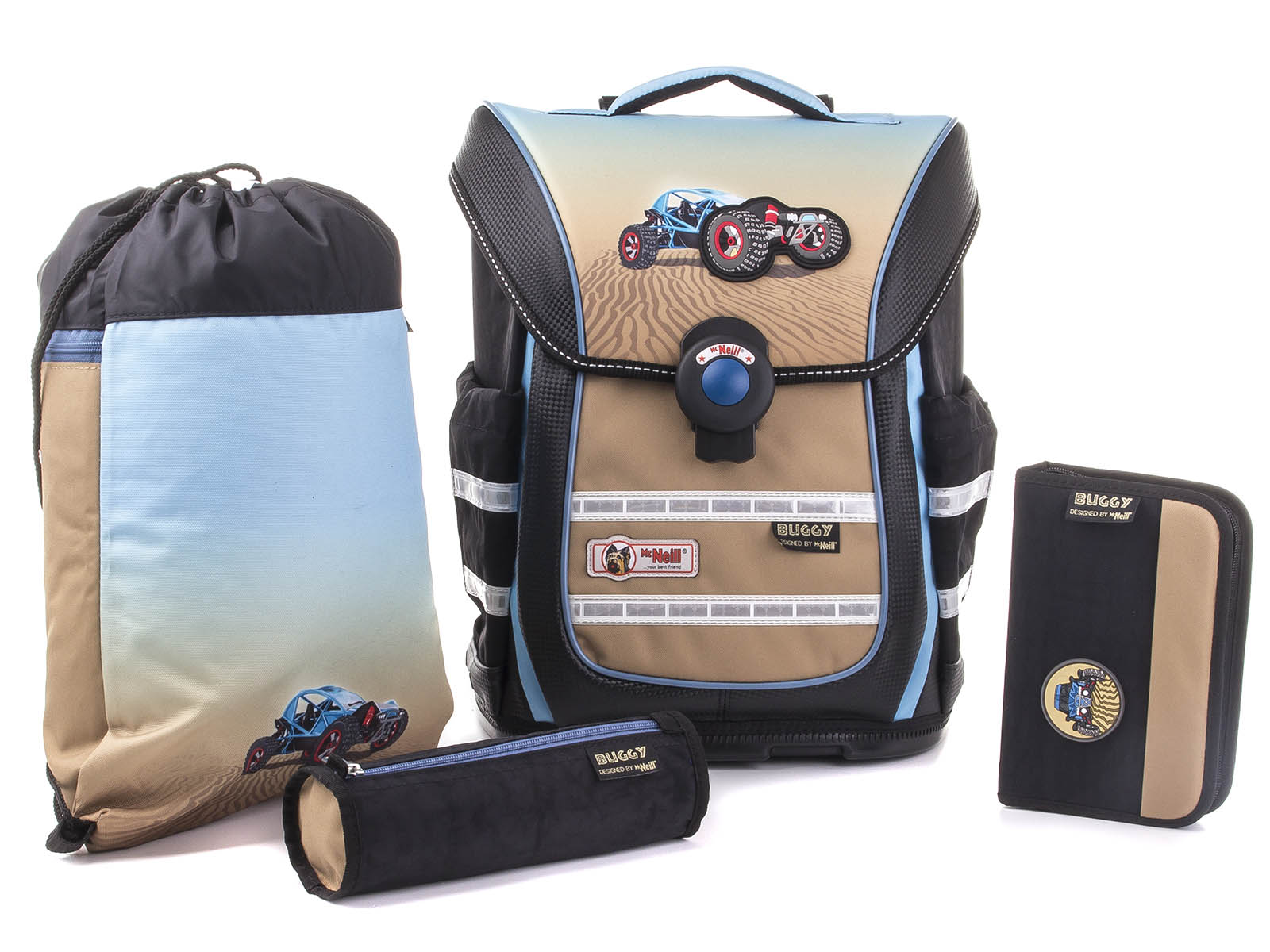 McNeill ERGO Light Pure Schulranzen-Set 4tlg.