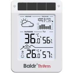 BaldrTherm Digital weather station White B0596WT2H2P-V1, Wetterstation, Weiss
