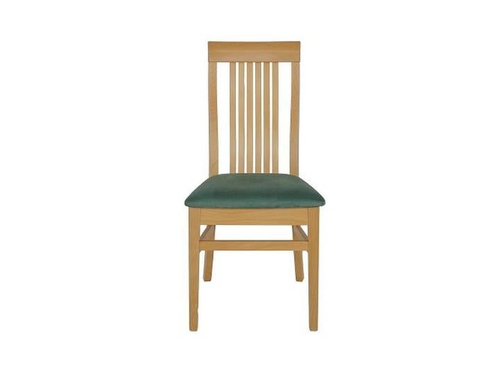 JVmoebel Küchenstuhl Polsterlounge-Stuhl aus massivem Holz und Ledertextil in Weiß (1 St), Made in Europa
