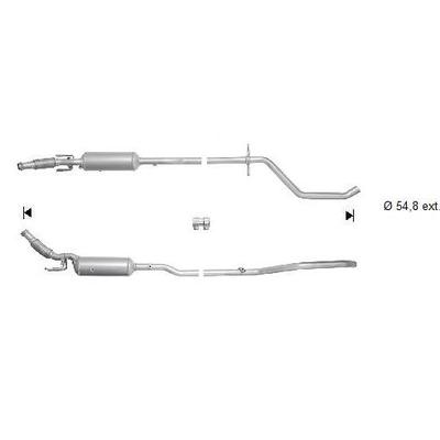 VEGAZ Ruß-/Partikelfilter, Abgasanlage PGK-383 für Citroën