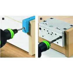 Quadro-Bohrl., Ø8mm für Kupplungen, BlueJig Quadro EB20 Start 9084515, KF blau - blau