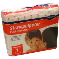 Strampelpeter Flockenwindeln, Stärke 1, 35 x 11 cm 56 St
