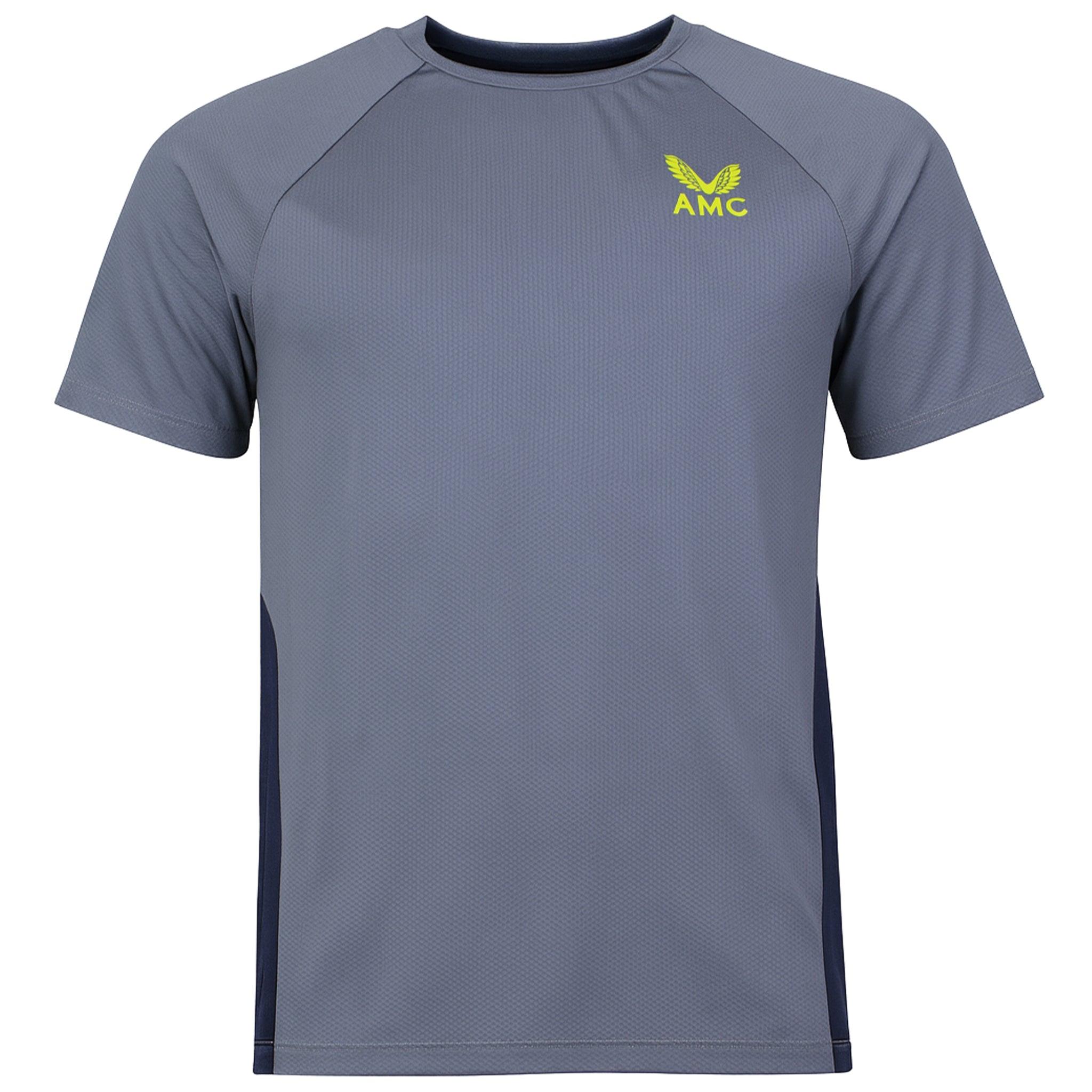 Castore AMC Performance Herren Blau Tennis-T-Shirt