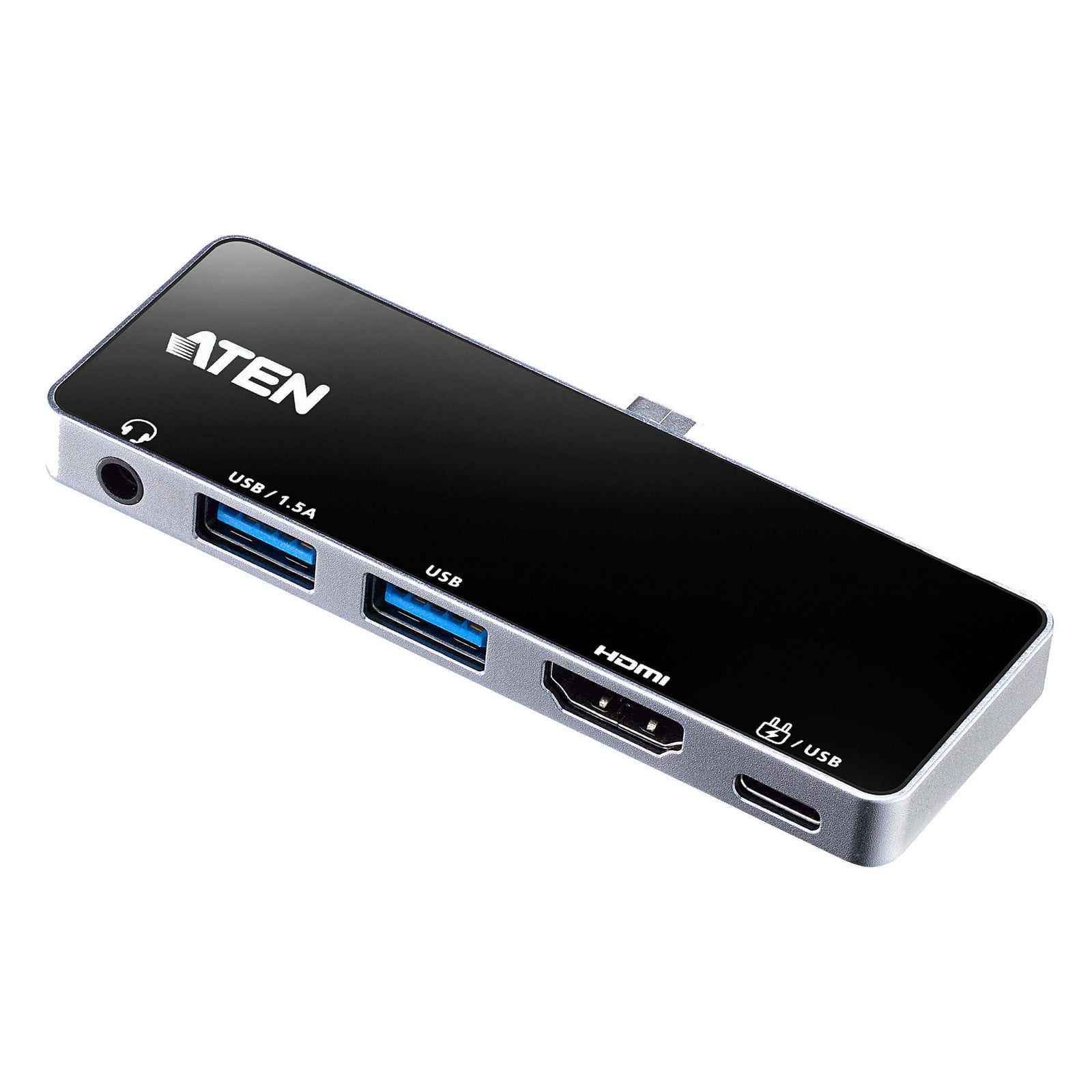 ATEN UH3238 USB-C multiport reis-dockingstation met stroomvoorziening