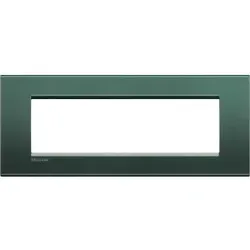 Legrand LNA4807PK Abdeckrahmen LIVINGLIGHT für Kompaktinstallation, 7-modulig, Farbe: Park
