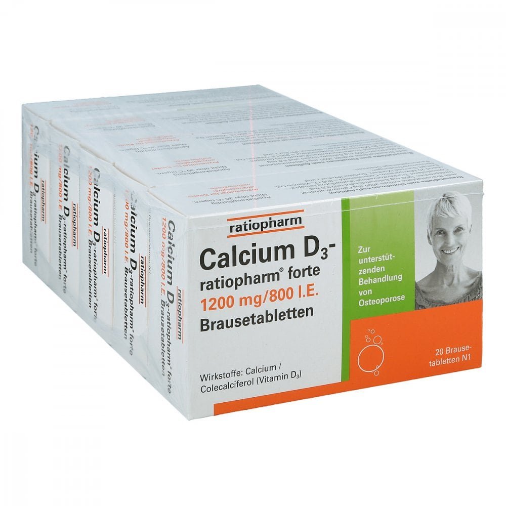ratiopharm GmbH Calcium D3 ratiopharm forte 06784729