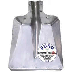 Krumpholz, Spaten + Schaufel, Hallenser Randschaufel FAVORIT Grösse 9 380 x 380 mm Aluminiumblech
