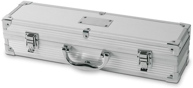 Coffret barbecue cadeau entreprise 3 pièces ASADOR Argent