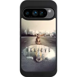 Nivocase Hülle für Google Pixel 9 Pro Handyhülle NIVOcore Case Schwarz Motivation Tiere Tiger (Google Pixel 9 Pro), Smartphone Hülle, Schwarz
