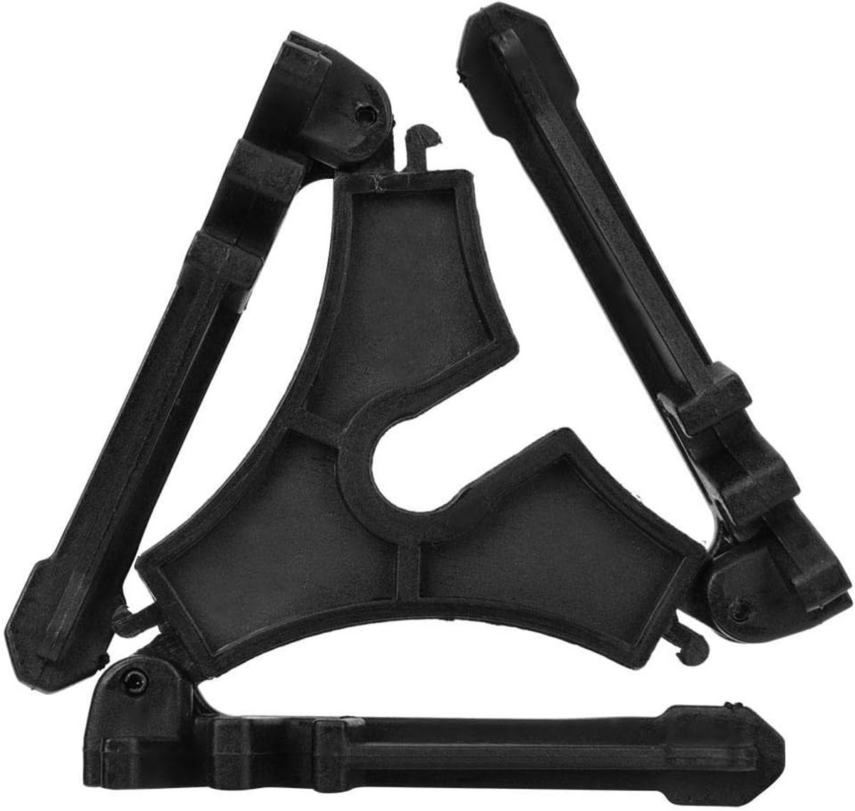 Opvouwbare gasfleshouder voor outdoor camping, zwart plastic jerrycan standaard