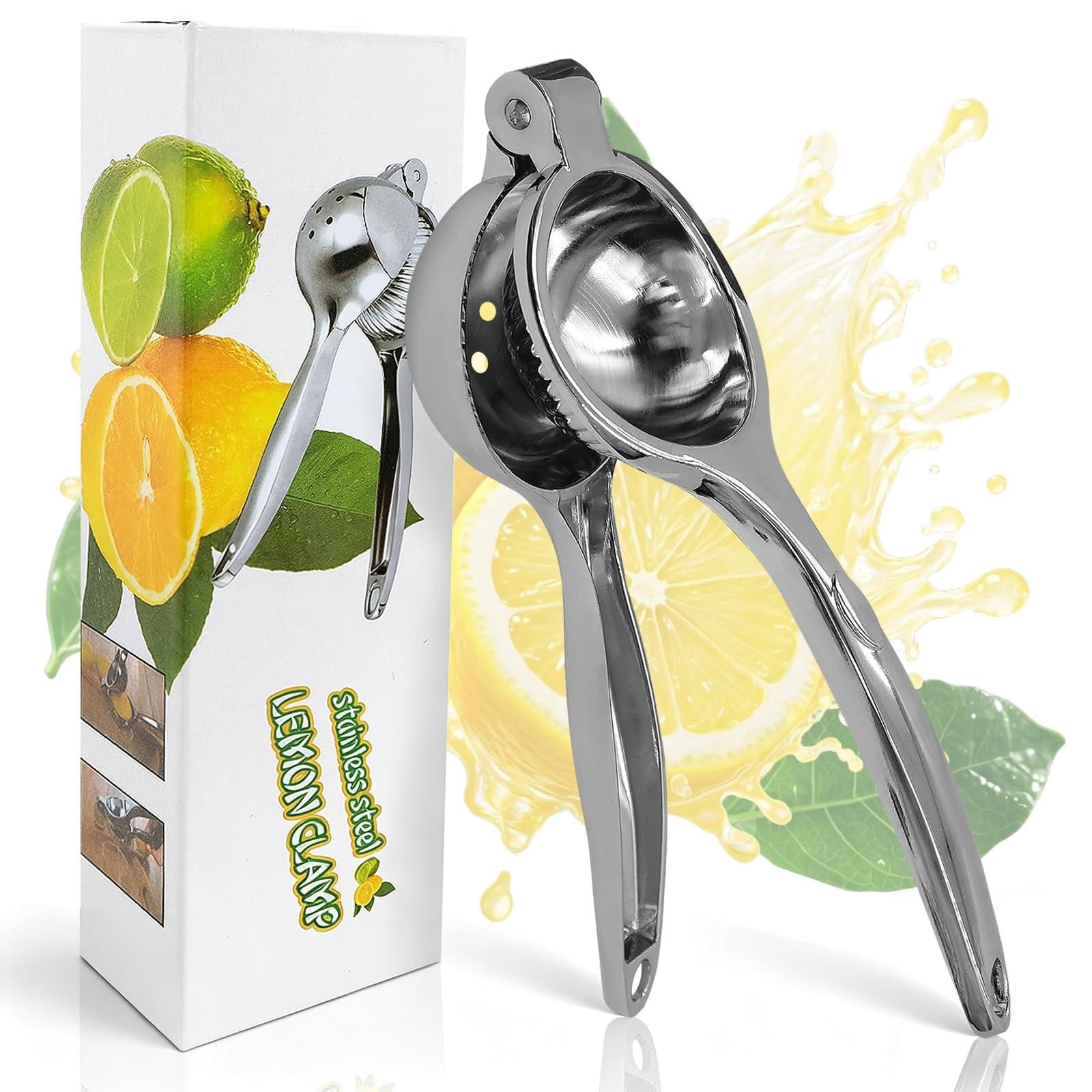 Dripio Handpers voor citrusvruchten, zilverkleurig