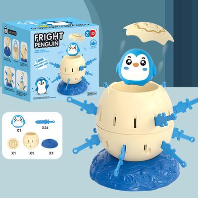 Modern Mode Marketplace Interactive Mini Penguin Toy For Kids, Parent Child Game, Holiday Party Favor, Frog Pirate Bucket Theme Educational Toy blue