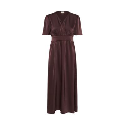 Maxikleid KAFFE "Damen Maxikleid KAgunhild", Damen, Gr. 36, N-Gr, braun (fudge), Obermaterial: 100% Polyester PES., Kleider Maxikleid