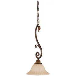 Elstead Lighting, Pendelleuchte, Sonoma Valley Hängeleuchte E27 Gealterter Schildpatt (E27)