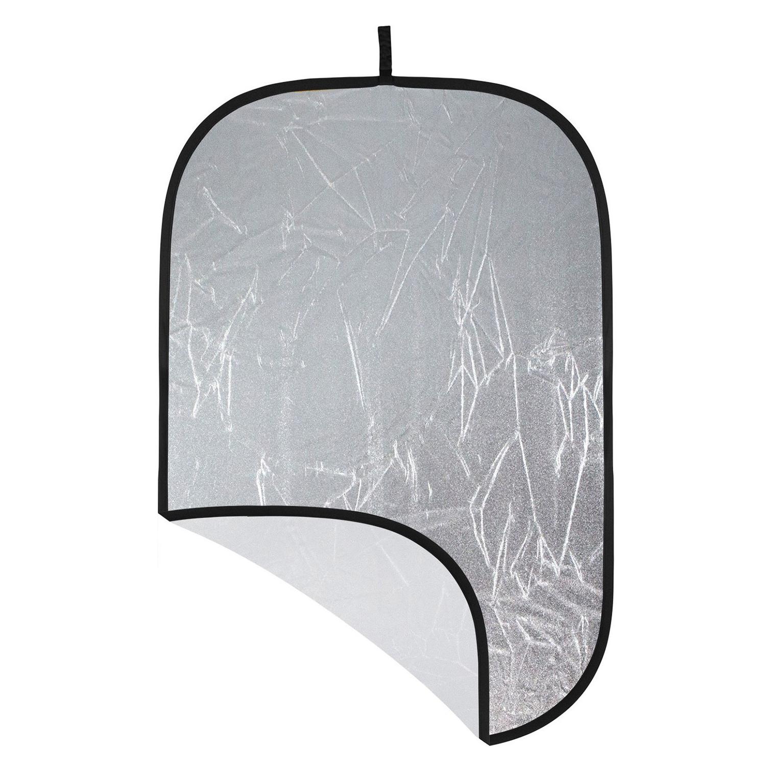 Westcott Illuminator Opvouwbare 2 in 1 Zilver/Wit Bounce Reflector (121,9 x 182,8cm) (Faltreflektor, Reflektor) (1703)