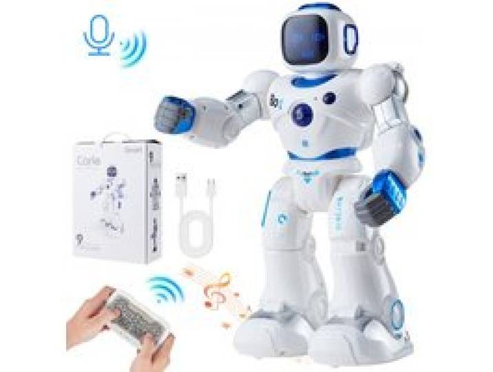 VEVOR Robot Jouet Enfant Parlant Dansant Tactile Voix APP Télécommande Programme