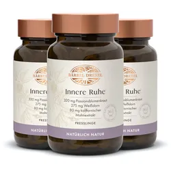Innere Ruhe mit Passionsblume und Weißdorn Presslinge