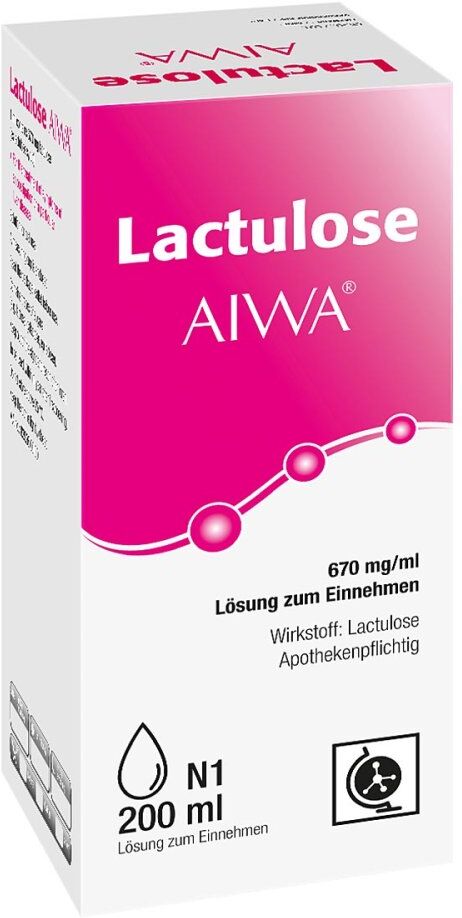 Lactulose AIWA 670mg/ml Lösung zum Einnehmen 200ml