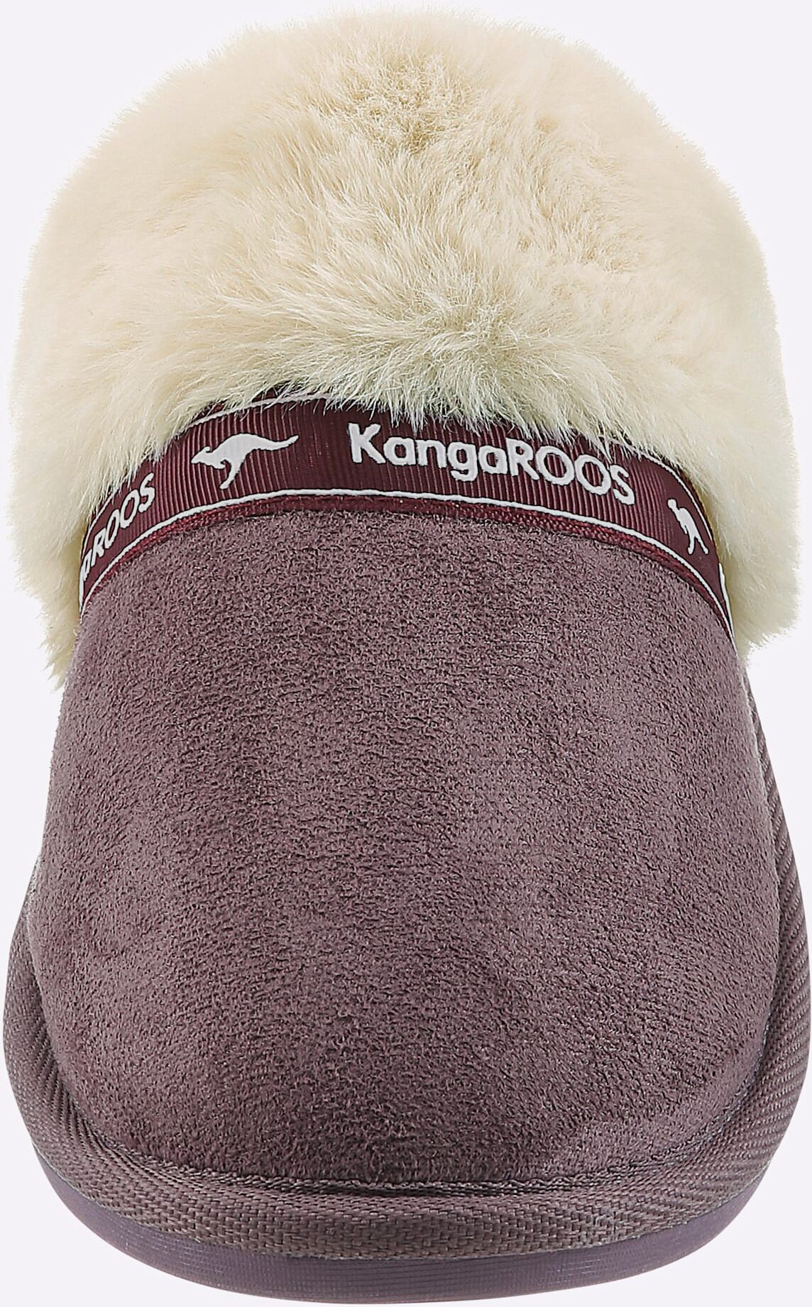 Hausschuh KANGAROOS, Damen, Gr. 36, altrosa, Textil, Schuhe Hausschuh altrosa 36