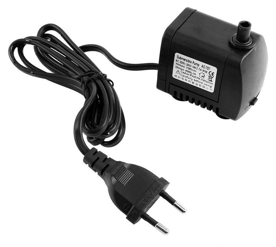 Lustrens Mini Aquarium Dompelpomp - Ultra stille waterpomp met 1 mondstuk