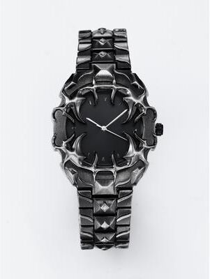 Fabled Fashion Studio DENVOSI Gothic Claw Shaped Quartz Watch With Detachable Dial black Black