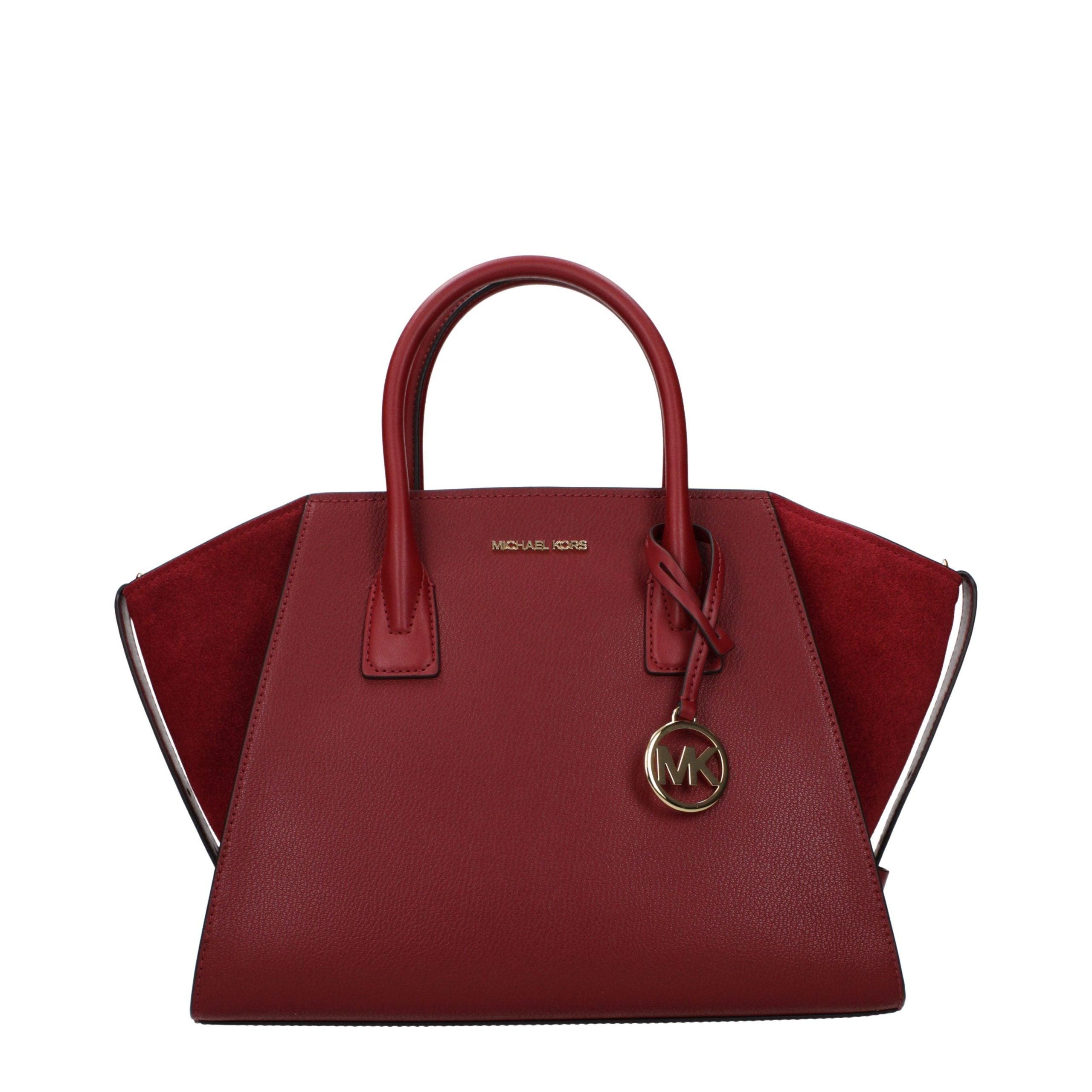 Michael Kors Rode Leren Handtas