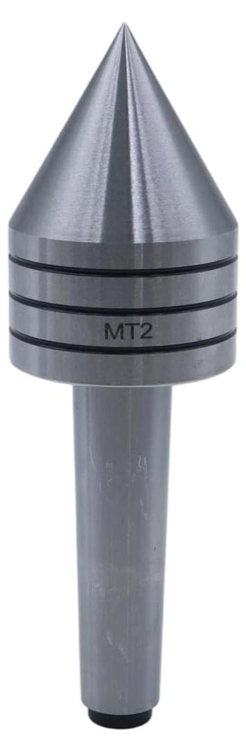 Dripio MT2 mee-draaiende punt voor houtdraaibank, 128 mm, diameter 41 mm