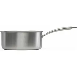 Livoo Kochtopf aus Edelstahl 20 cm, Pfanne + Kochtopf, Silber