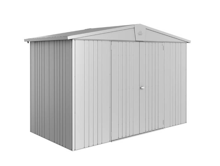 Biohort Gerätehaus Europa 4A Doppeltüre Silber