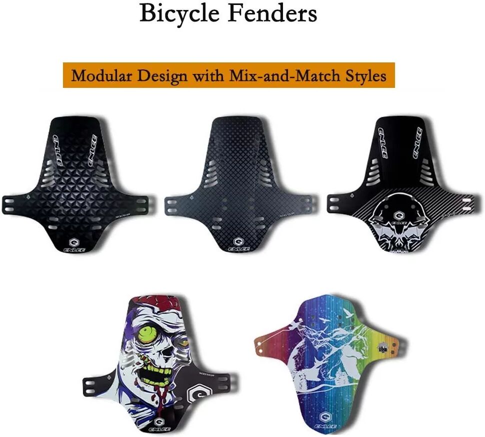 INF Schnellspanner Mountainbike Schutzblech - Flexibles & leichtes PP Material