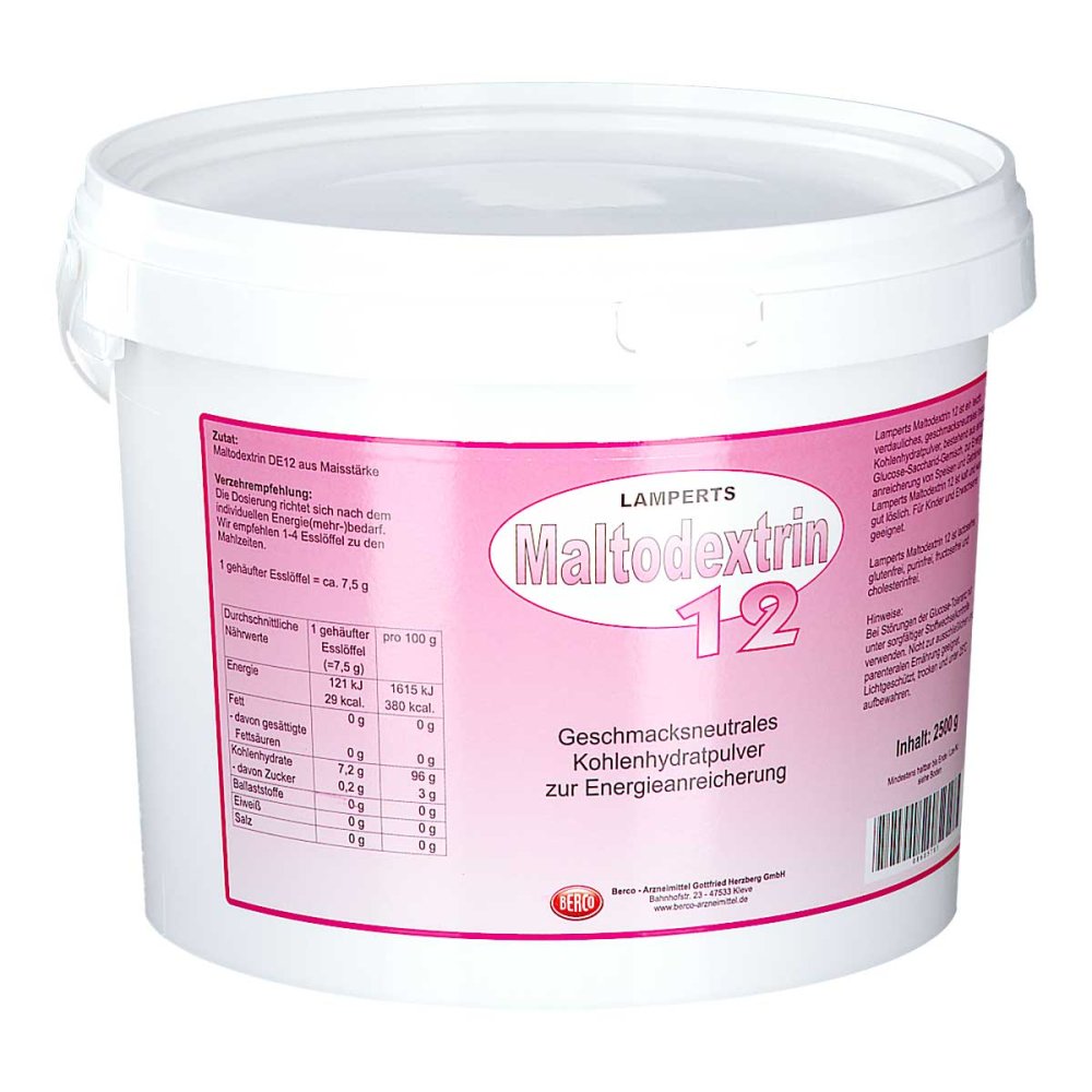 Berco-ARZNEIMITTEL Maltodextrin 12 Lamperts 08605783