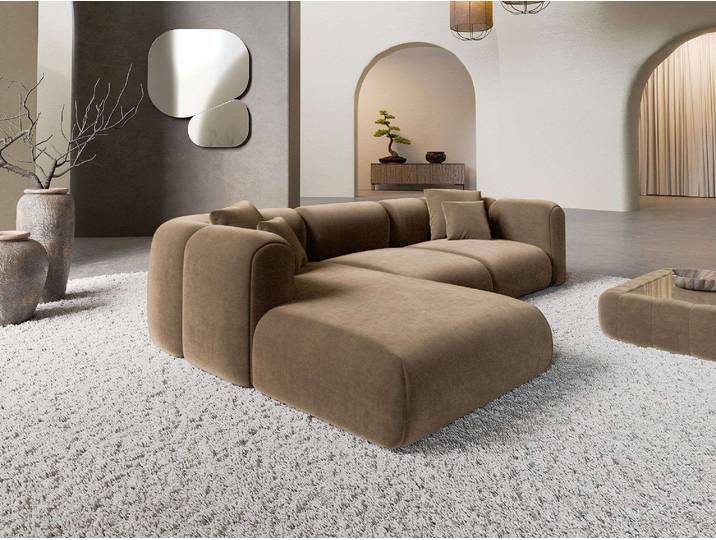 Ecksofa Venturia L-Form aus Stoff