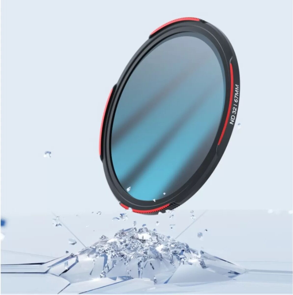 INF 67mm variabler ND2-ND32 Neutraldichtefilter für Mobilgerät und Kamera, Aluminiumlegierung mit optischem Glas