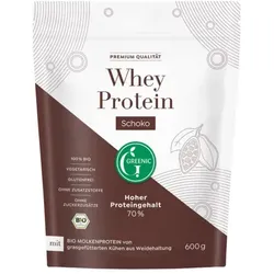 Greenic Whey Protein Schoko bio 600g