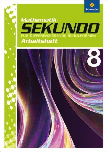 Martina Lenze - Sekundo: Mathematik für differenzierende Schulformen - Ausgabe 2009: Arbeitsheft 8 - Preis vom 07.10.2026 11:45:10 h