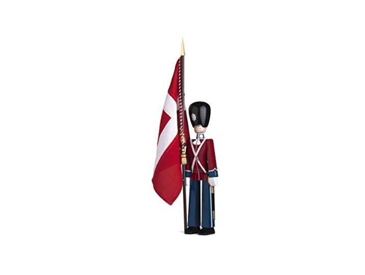 Kay Bojesen Porte-drapeau moyen Figurines 77 cm Figurines en bois Design original\, rouge