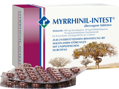 REPHA GmbH Biologische Arzneimittel MYRRHINIL INTEST überzogene Tabletten 500 St 00697343