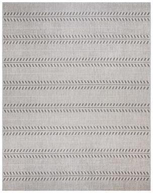 Gertmenian Paseo Moran Leaf Striped Flatweave Polypropylene Indoor/ Outdoor Area Rug Collection