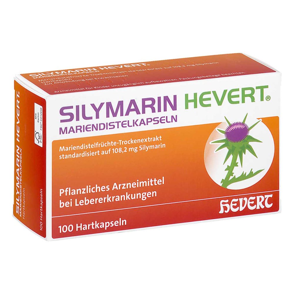 Hevert-Arzneimittel GmbH & Co. KG Silymarin Hevert Mariendistelkapseln 19474338