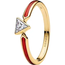 Pandora 164211C01 Damen-Ring Marvel Iron Man Goldfarben, 58/18,5