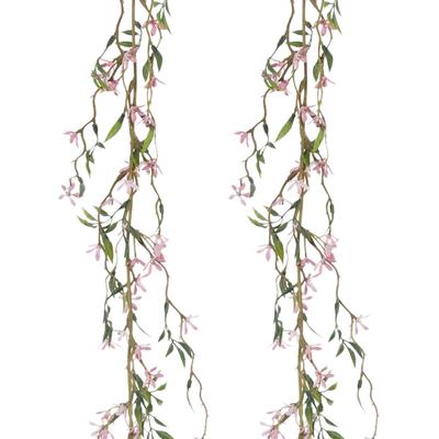 Kunstgirlande CREATIV GREEN "Jasmin-Girlande", rosa, L:180cm, Obermaterial: 100% Polyethylen, Kunstpflanzen