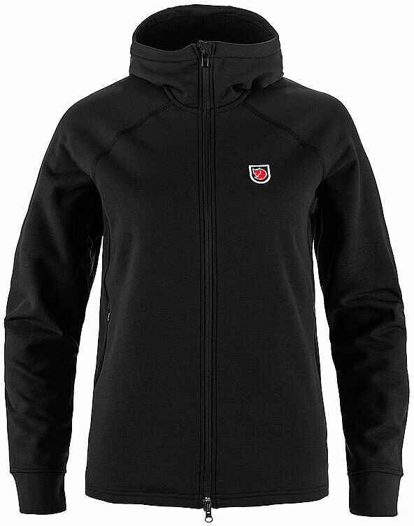 FJÄLLRÄVEN Damen Fleecejacke Expedition Fleece Hoodie schwarz   S W