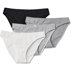 Tchibo - 4 Slips - Damen - Gr. L - schwarz