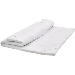 Dmora Doppelbett Topper Toro, Matratze zur Verbesserung der Körperhaltung, Memory Foam Topper, 100 % Made in Italy, 160x200h5 cm