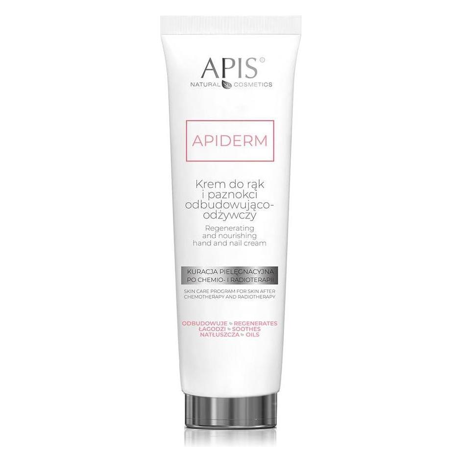 Apis Natural Cosmetics APIS APIDERM Krem odbudowująco-odżywczy do rąk i paznokci po chemio- i radioterapii 100ml (100 ml) (39903548)