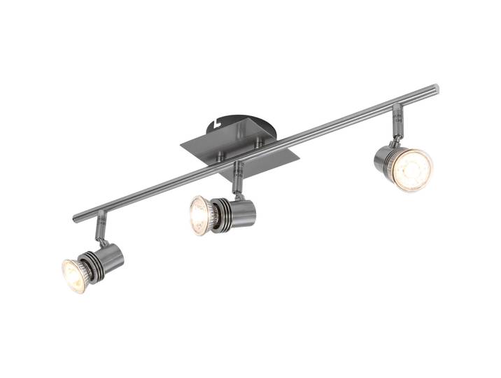 Spot Calisto Nickel Metall 480 lm B 56.5 cm - LED - Lichtfarbe: Warmweiss - LED Energiesparlampen
