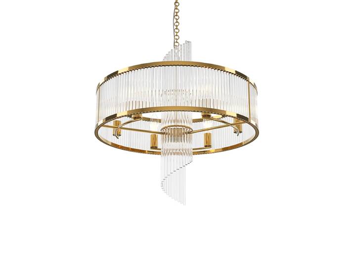 Design Pendellampe „Frame“ Gold, Transparent Maytoni