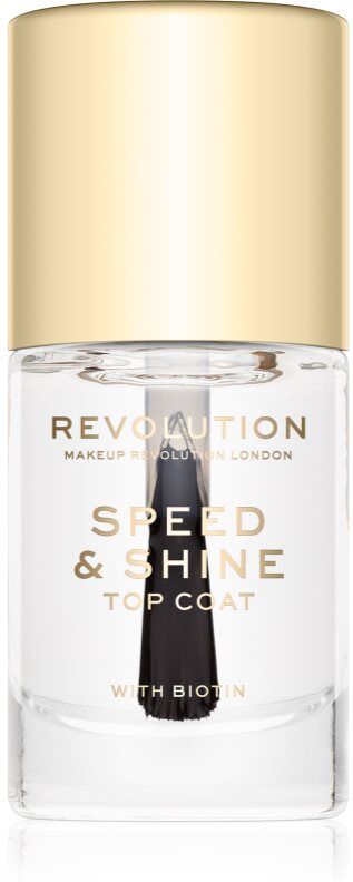 Revolution Speed & Shine Quick - Drying Nail Polish translucent 10 ml